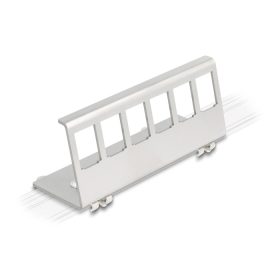   Delock Keystone fém rögzítőelem 6 porton DIN-sínhez (DL-90656)