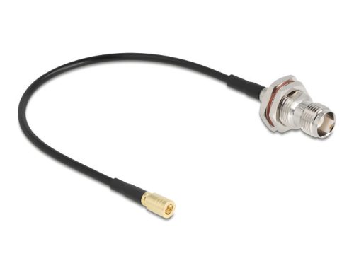 Delock Antennakábel TNC-hüvely apa SMB-dugó RG-174, 20 cm