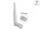 Delock WiFi 7 antenna TNC-dugó 2 - 3 dBi 13,5 cm mindenirányú, dönthető csatlakozással (szürke színű) (DL-90736)