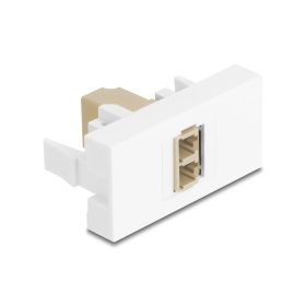   Delock Easy 45 Modul LC Duplex anya LC Duplex anya fehér/bézs (DL-90840)