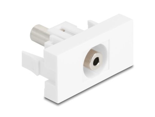 Delock Easy 45 Modul sztereo jack anya 3,5 mm 3 tűs - Sztereo jack anya 3,5 mm 3 tűs fehér