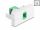 Delock Easy 45 modul SC Simplex anya SC Simplex anya lézeres védelmi flippel zöld/fehér belsejében