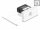 Delock Easy 45 modul RJ45 jack csatlakozó LSA Cat.6A 180 -os szerszámmentes fekete/fehér