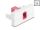 Delock Easy 45 Modul SC Simplex anya - SC Simplex anya lila / fehér