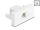 Delock Easy 45 Modul RJ12 jack - RJ12 jack UTP fehér