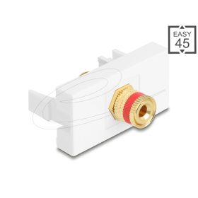   Delock Easy 45 Modul kötőoszlop a menetes anyához piros/fehér (DL-90901)