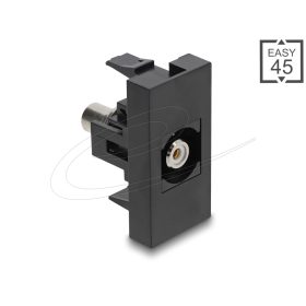   Delock Easy 45 modul RCA anya - RCA anya fehér / fekete (DL-90958)