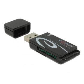   Delock Mini USB 2.0 kártyaolvasó SD és Micro SD csatlakozó felülettel (DL-91602)