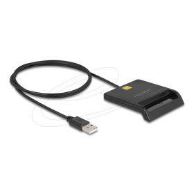   Delock USB 2.0 okoskártya olvasó érintő chip-es okoskártyákhoz (DL-91724)
