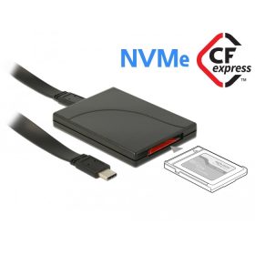   Delock USB Type-C  kártyaolvasó CFexpress memóriakártyákhoz (DL-91749)