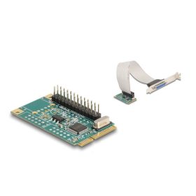   Delock Mini PCIe I/O PCIe teljes méretű 1 x párhuzamos (DL-95275)