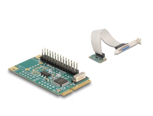 Delock Mini PCIe I/O PCIe teljes méretű 1 x párhuzamos