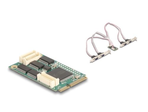 Delock Mini PCIe I/O PCIe teljes méretű 4 x soros RS-232