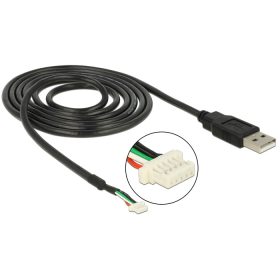   Delock modul kábel USB 2.0 A apa > 5 tűs kameradugó V1.9 1,5 m (DL-95986)