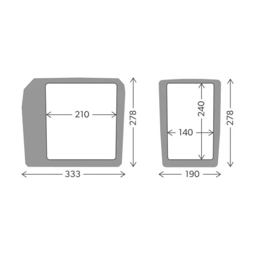 Dometic TropiCool TCX07 hordozható termoelektromos hűtőláda, 7L  (DOM-196-999)