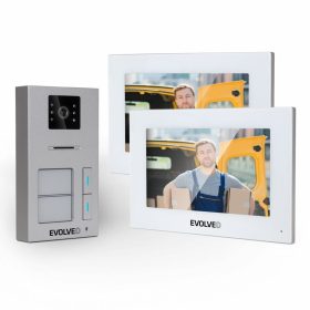   EVOLVEO DoorPhone AP2-2 vezetékes video kaputelefon két lakáshoz alkalmazással