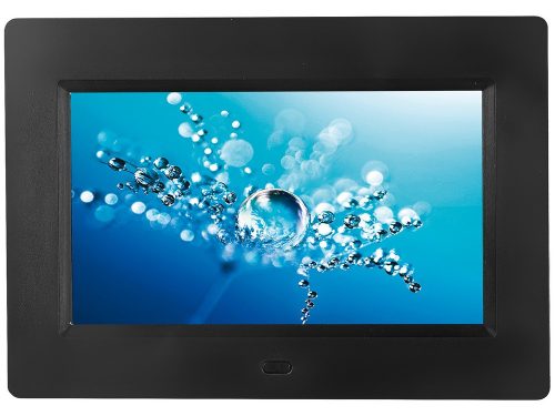 Trevi DPL 2210 – Digitális Képkeret 7" LED kijelzővel, SD/USB bemenettel fotó, videó és zenelejátszással fekete színben