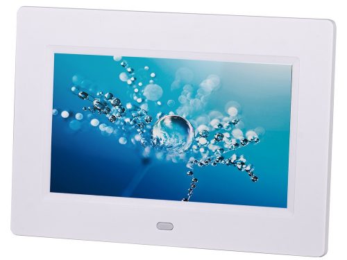 Trevi DPL 2210 – Digitális Képkeret 7" LED kijelzővel, SD/USB bemenettel fotó, videó és zenelejátszással fehér színben