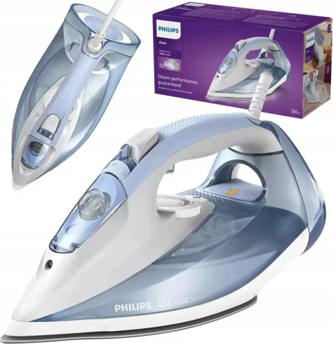 Philips Azur Series 7000 DST7011/20 7000 Series HV gőzölős vasaló 2600W, világoskék/szürke