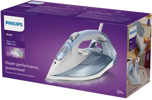 Philips Azur Series 7000 DST7011/20 7000 Series HV gőzölős vasaló 2600W, világoskék/szürke