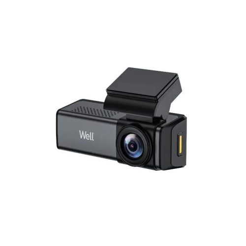 Well DVR-CAR-LOOKOUT-WL DUAL menetrögzítő kamera, 2.5K, FHD 1080p tolatókamera, Wifi, 3.2" IPS képernyő, HDR