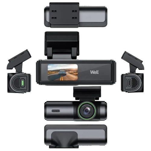 Well DVR-CAR-PATROL-WL 2.5K Menetrögzítő kamera, Wifi, 1.47" IPS képernyő, WDR