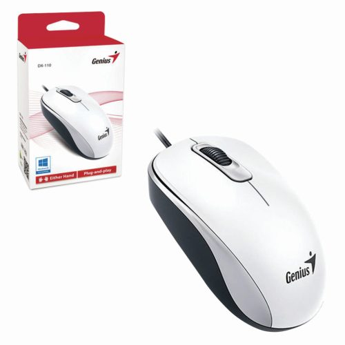 Genius DX-110 USB Optikai egér - Fehér