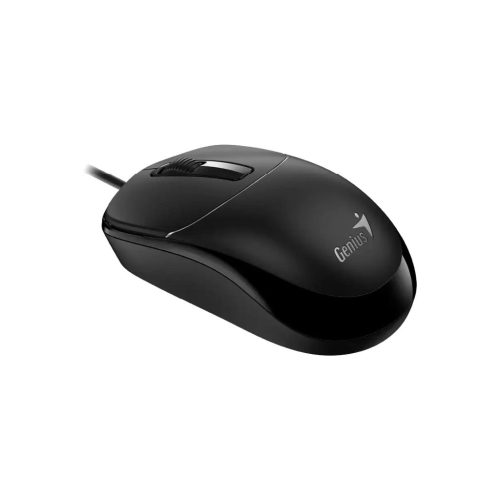 GENIUS DX-123 vezetékes optikai egér, 1200 dpi, 3 gomb, fekete