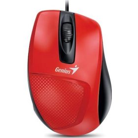 Genius DX-150x USB piros-fekete egér