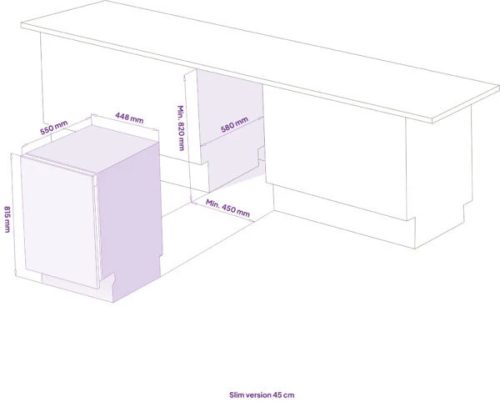 ECG EDI 300243 BlackLine Mosogatógép