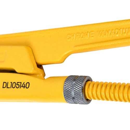 Deli Tools EDL105140 Svéd csőkulcs, sárga 1"