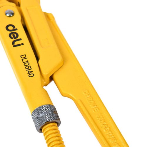 Deli Tools EDL105140 Svéd csőkulcs, sárga 1"