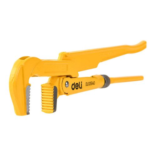 Deli Tools EDL105140 Svéd csőkulcs, sárga 1"