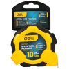 Deli Tools EDL3799Y Mérőszalag 10m, sárga