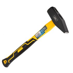   Deli Tools EDL442010 Lakatos kalapács üvegszálas nyéllel - 1000 g, sárga