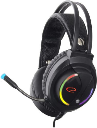 ESPERANZA SZTEREÓ JÁTÉKOS FEJHALLGATÓ MIKROFONNAL RGB NIGHTSHADE