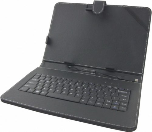 Esperanza Madera 10.1" Univerzális tablet tok + billentyűzet (angol), fekete