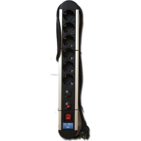   Well EL-TCD-615A/PROT-W  túlfeszültségvédős elosztó 6 aljzat