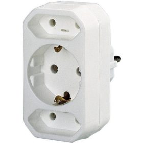   Well ELAD-2EU1SH-WL Euro elosztó 2-es+1-es földelt elosztó