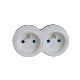   Esperanza elektromos aljzatelosztó 2 aljzatos fehér/szürke