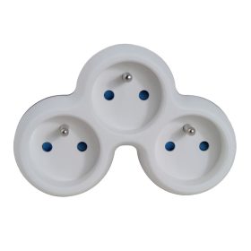   Esperanza elektromos aljzatelosztó 3 aljzatos fehér/szürke