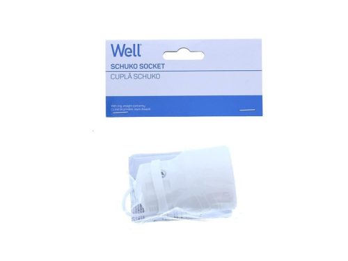 Well ELSO-SH-02WH-WL Lengő dugalj, fehér