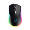 Dareu EM908 RGB vezetékes gamer egér, fekete 600-6000 DPI