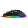 Dareu EM908 RGB vezetékes gamer egér, fekete 600-6000 DPI