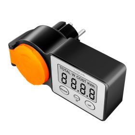   Logilink Kültéri konnektor energiaköltség-mérővel, 2,0"-os LCD kijelzővel és védőfedéllel (EM0007)