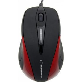   ESPERANZA SIRIUS 3D VEZETÉKES OPTIKAI EGÉR USB FEKETE/PIROS