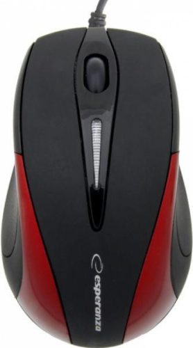 ESPERANZA SIRIUS 3D VEZETÉKES OPTIKAI EGÉR USB FEKETE/PIROS