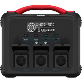   Energizer PPS1100W2F hordozható Powerstation 1102Wh, 3db szinuszos AC, 4db PD és QC USB type-C, szivargyújtó kimenet