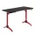 Logilink Gaming Desk, 120x60 cm, üvegfelület RGB világítással, piros asztalkeret (EO0043)