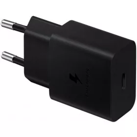   Samsung 15W EP-T1510NBEGEU Gyári hálózati adapter, 15W PD USB Type-C, fekete
